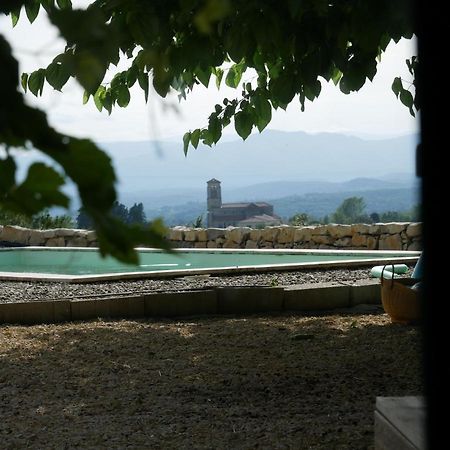 Les Agaves Piscine Panoramique Vue Exceptionnelle Bed & Breakfast Grospierres Dış mekan fotoğraf